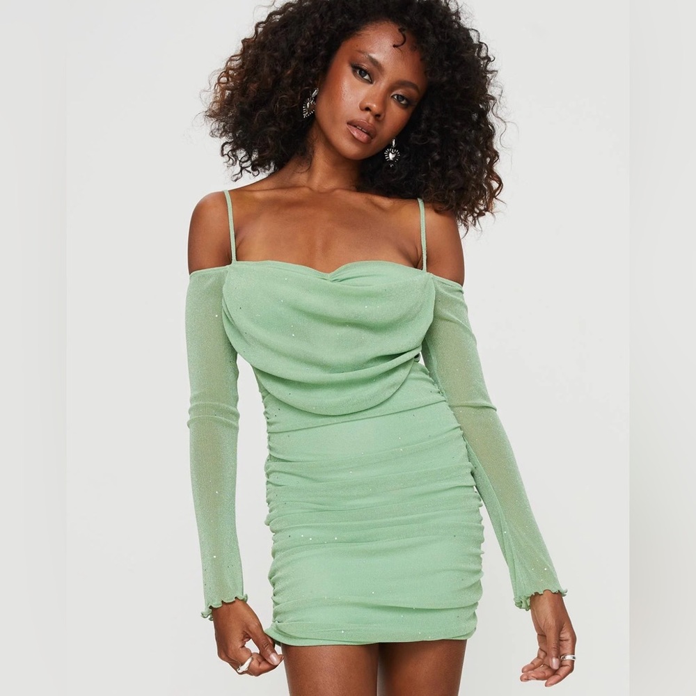 Princess Polly green dress